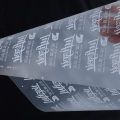 Vest care label heat transfer sticker 