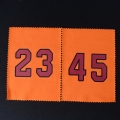 T-shirts printing jersey heat transfer numbers 