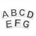 Flock number heat transfer sticker for t-shirt 