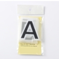 Flock number heat transfer sticker for t-shirt 