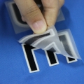 Flock number heat transfer sticker for t-shirt 