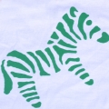 Flock heat transfer sticker for t-shirt 