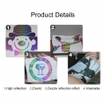 Colorful reflective heat transfer film 