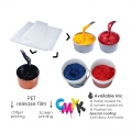 Factory price supplier hot/cold peeling clear transparent pet film sheet for t shirt printing heat transfer 