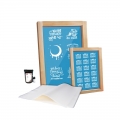 QINGYI factory wholesale transparent PET waterproof inkjet film for positive silk screen printing 