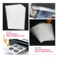 Waterproof Inkjet Transparency Printing Polyester Pet Film Roll A3 A4 For Based Positive Silk Screen Printing 