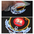 Custom logo Ironing on soft letters 3d flock heat transfer sticker label printing for DIY craft T-shirt clothing bag 