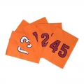 Custom jerseys number heat transfer iron on letters and soccer numbers in transfer printing 