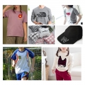 Custom logo Ironing on soft letters 3d flock heat transfer sticker label printing for DIY craft T-shirt clothing bag 