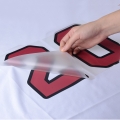 Custom jerseys number heat transfer iron on letters and soccer numbers in transfer printing 