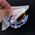 cheap custom screen printed designs plastisol iron on clothing label sticker transfer printing 3d flock heat transfer for tshirt 