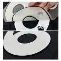 Wholesale Customized Iron On Letters Number Color 3D Flocking DIY Heat Transfer Logo Sticker Print Label For clothes Garment 
