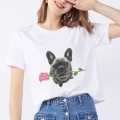 Wholesale custom high quality designs transfer sticker plastisol heat transfers printing for t shirts 