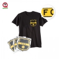 Custom cheap price logo iron on printing 3d flock heat press transfer label stickers for clothing garment 